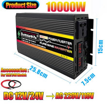 JYYEUTVCJ 10000W Off-Grid Solar Panel Kit with 18W Waterproof Solar Panel & 30A LCD Charge Controller for Home, RV, and Marine Use