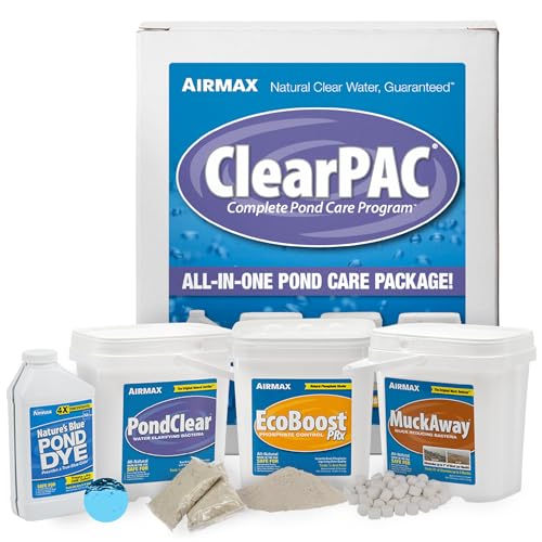 Airmax ClearPAC Plus Complete Pond Maintenance Kit Water Treatment 1/4 Acre