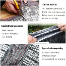 Aluminum-Shade Cloth 36x38FT,Reflective 95% Aluminum Shade Cloth-for Car Garden,Outdoor Pergola,Lawn.Aluminum Sunblock Neting with Edges and Holes,Silver Heat Reflective Tarp