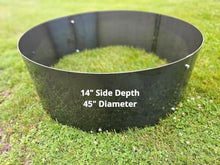 Steel Fire Pit Ring 14" Deep x 45" Diameter