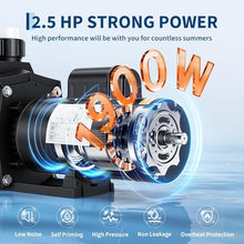 In/Above Ground Pool Pump 2.5 HP 115V/230V Dual Voltage