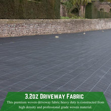 Farm Plastic Supply - Woven Driveway Fabric 3.2oz - 15' x 300' - Commercial Landscape Fabric, Drainage, Underlayment, Under Gravel