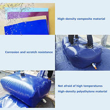 Foldable Rain Barrel Water Bag Water Tank, Large Capacity Rainwater Collector with Faucet, Durable Outdoor Gardening Water Storage Bag, Emergency Water Tank for Agricultural Irrigation/Storage ( 2000