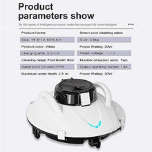 KANGJIEM Cordless Pool Vacuum Cleaner, Robotic Pool Cleaner, Self-Parking, with 140 Mins Maximum Runtime, Pool Vacuum for Above/In Ground Flat Pool Up to 1200 Sq Ft