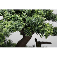 YXIANG56Q Fake Plants Artificial Plant Welcoming Songya Cypress Bonsai Zen Fake Plant Bonsai for Modern Decoration of Indoor and Outdoor Home Office Bonsai Tree, yuqing2022