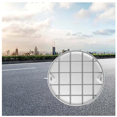 GJZDPMY Stainless Steel Drain Cover & e - Invisible 15.7" (D40cm) Pit Cover for Ga, Courard, Driveway & Parking - Weather-Resistant &