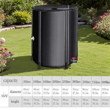GPDJHRTI Rainwater Barrels, Tear-Resistant, Wear-Resistant, Large Water Storage Capacity(Green,750L)
