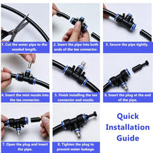 Construction Site Misting System, Outdoor Spray Installation Kit