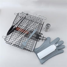 Stainless Steel Barbecue Tool Set Outdoor Clip Brush Fork Shovel BBQ Combination