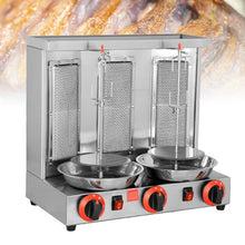 VUBYSG Vertical Doner Kebab Grill, Gas Cooker Rotating Roaster Baking, 360 ° Automatic Rotating Lamb Skewers Vertical Grill, for Home Party Garden B,B,B