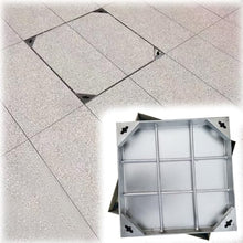LWJQRSP Stainless Steel Manhole Cover & e - 300x300 500x500 650x500 900x600 mm for Patios Gardens Schools - Heavy-Duty Septic Pit Lid Weather-Resistant