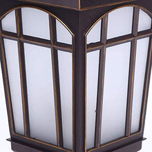SyLaBy Column Head Lamp, Waterproof Outdoor Door Pillar Lamp Creative Outdoor Courtyard Garden