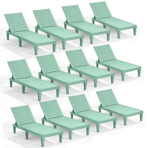 Nestl Lounge Chair Outdoor, Tanning Chair, Chaise Lounge Outdoor Set of 12