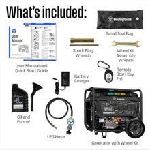 Westinghouse 12500 Peak Watt EFI Tri-Fuel Home Backup Portable Generator, Remote Electric Start, Transfer Switch Ready, Gas, Propane, and Natural Gas Powered, CARB Compliant
