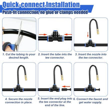 Air Conditioner Misting Cooling System, 360° Bendable Adjustable Sprayer