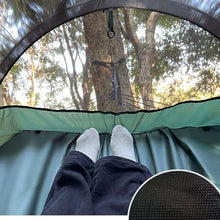 Polyester Hammock Outdoor Camping Built-in Hook Storage Bag with Net Tent Portable Multi-Purpose Hammock