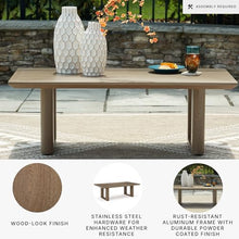 Signature Design by Ashley Serene Bay Patio Coffee Table, Brown