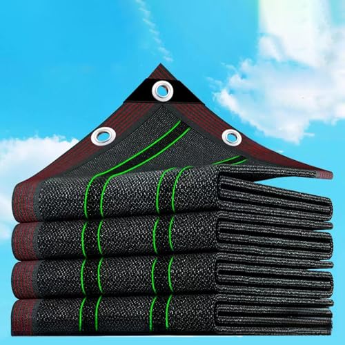 HYDBCNA Shade Cloth for Garden 99% Shading Rate Black Privacy Shade Netting