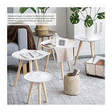 Round Bistro Table Small Round Table Pub Table for Home and Office Bistro Table(Color:Stripe,Size:1) (Stripe 1)
