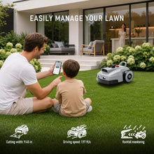 LOPKIN L2500 Robot Lawn Mower for 1 Acre, NetRTK + AI Vision Lawnmower Robot, Wi-Fi HaLow Connectivity, No Boundary Wire, AI Obstacle Avoidance, App Control, 60dB Quiet, Multi-Zone Management, IP66