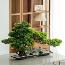 YXIANG56Q Fake Plants Zen Ornaments Simulation Tree Bonsai Entryway Living Room Fake Pine Tree Indoor Green Plants Decorative Landscaping Bonsai Tree