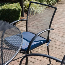 KETTLER Pilano Wrought Iron Mesh Arm Chair - Set of 4