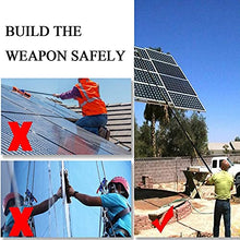 Solar Photovoltaic Panel Cleaning Water Spray Brush, Professional High-Altitude Window Glass Cleaning Tool, 4.5-12m Washing Set Equipment Extension Pole for Cars Caravan,12FT/3.6M