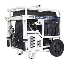 Pulsar PG15KVTWB 15,000W Dual Fuel Portable Generator, Gas or Propane, 713cc V-Twin Engine, Electric Start, 120V/240V, 50A Outlet
