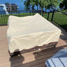 Furniture Cover Outdoor Protect Waterproof Covers General Outside Table 420D Heavy Duty Oxford Patio Cover(Black,350x260x70cm)