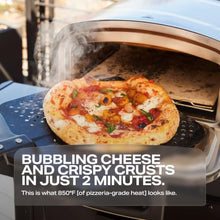 Current® Model P Smart Electric Pizza Oven, 12-Inch Stone, Slate