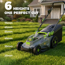 17" Cordless Lawn Mower, 40V Electric Lawnmower for Garden/Patio/Yard/Lawn