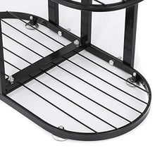 SIDUFHAOPKLL 1pcs Plant Shelves Iron Potted Flower Stand Rack Multiple Pot Holder Shelf Indoor Outdoor Planter Display Organizer