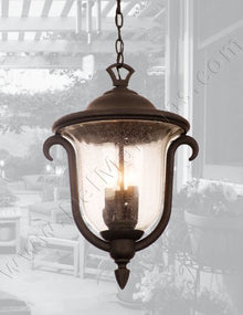 Kalco 9002BB Santa Barbara Outdoor 3-Light Wall Bracket Burnished Bronze