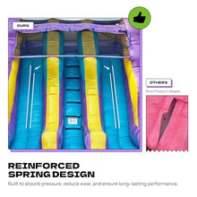 POP JUMP 16ft Ice Pop Inflatable Wet Dry Dual Slide with Pool & Blower