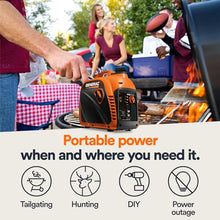 Generac 2,500 Watt Gas Powered Portable Inverter Generator, Outdoor Use