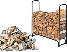 Firewood Rack Firewood Rack Outdoor Firewood Store Firewood Rack Iron Firewood Rack Storage Shelf Black Firewood Rack 4 Feet Long 46 Inch Store