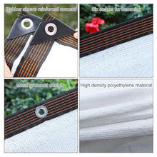 XBTGS White Shade Cloth for Plants 85% Sunblock Shade Netting for Garden Pergola & Greenhouse Breathable Awning Mesh Tarp with Grommets Privacy Netting 11×20m,White-7,White-7x12m(23 * 39.4ft)
