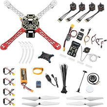 HAWK'S WORK F450 Drone Kit Set B with Frame, Pixhawk, GPS, Power Module, ESC, Brushless Motor, Prop, Battery & Accessories
