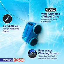 Polaris 9450 Sport Robotic Pool Cleaner Blue