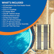 SolarPoolSupply Ultimate Solar Heater for Above Ground Pools - Includes 4 High-Performance Solar Panels & Mounting Hardware