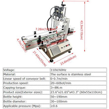 HQHAOTWU Electric Bottle Capping Machine Stainless Steel