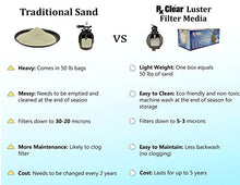 Rx Clear Radiant Sand Filter | 16 Inch Tank | Includes Luster Media Balls