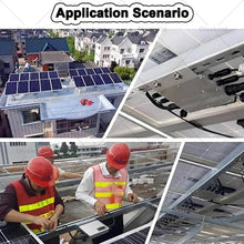 Oiyekntd Solar Grid Tie Micro Inverter Grid Connected Home Photovoltaic Distributed Generation with Generation Equipment Alloy Alloy Ip67 Solar Wind Power Inverters Black-2000W