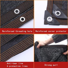 70% Black Shade Cloth 33x49ft -Garden Shade Mesh with Grommets for Pergola Patio Greenhouse & Chicken Coop - Outdoor Sun Protection Netting