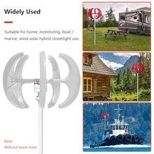 Zentorik 13000W Wind Turbine Generator Kit - 5-Blade 12V/24V/48V/72V/110V/220V Wind Power System - High-Efficiency Renewable Energy Solution for Marine, RV, Off-Grid, and Home Use