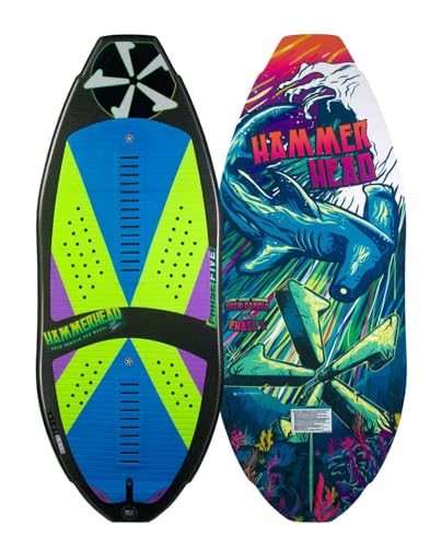 PHASE FIVE Wakesurf Board Hammerhead V3 53" Black/Blue/Yellow