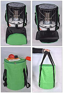 Kerosene Stove Heater with Stove Bag Kerosene Oil Heater Camping Stove Energy-Saving Stove Burner Lightweight Portable Stainless Steel Oil Heater for Indoor Outdoor Patio Camping White