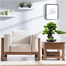 LSHAOBO Artificial Bonsai Welcome Pine 19-Inch Simulation Potted Bonsai Home Office Opening Gift Fake Plant Decoration