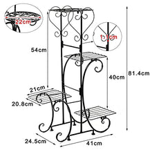 MIIKHI Plant Stand Tricycle Plant Stand Flower Pot Cart Holder Rack for Home Garden Patio Flower Stand (Coffee One Size)