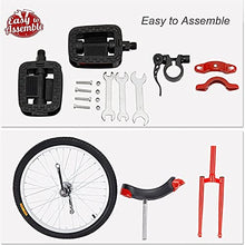 JINCAN Unisex Beginner Unicycle 18 Inch with Anti-Skid Tires